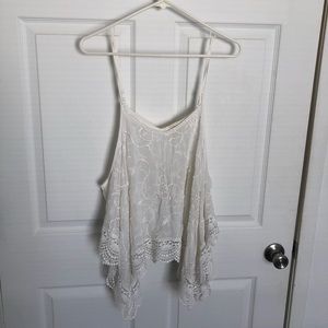 Flowy lace camisole